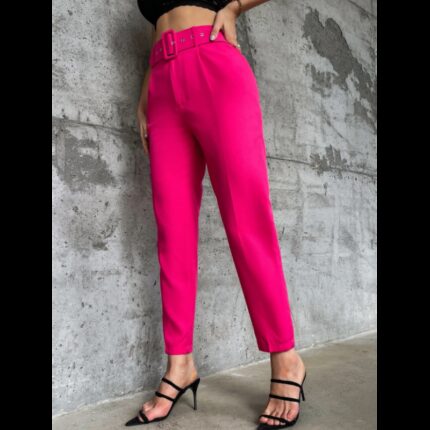 بنطلون رسمي نسائي لون فوشي