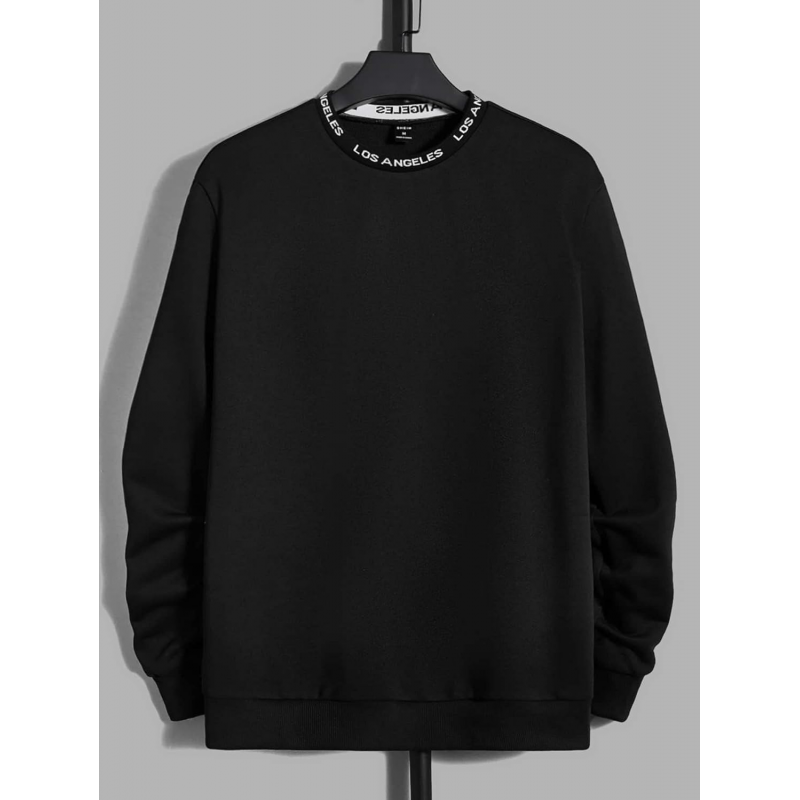 ⁦بلوزة كم قبة دائرية للنساء لون اسود⁩ - الصورة ⁦1⁩