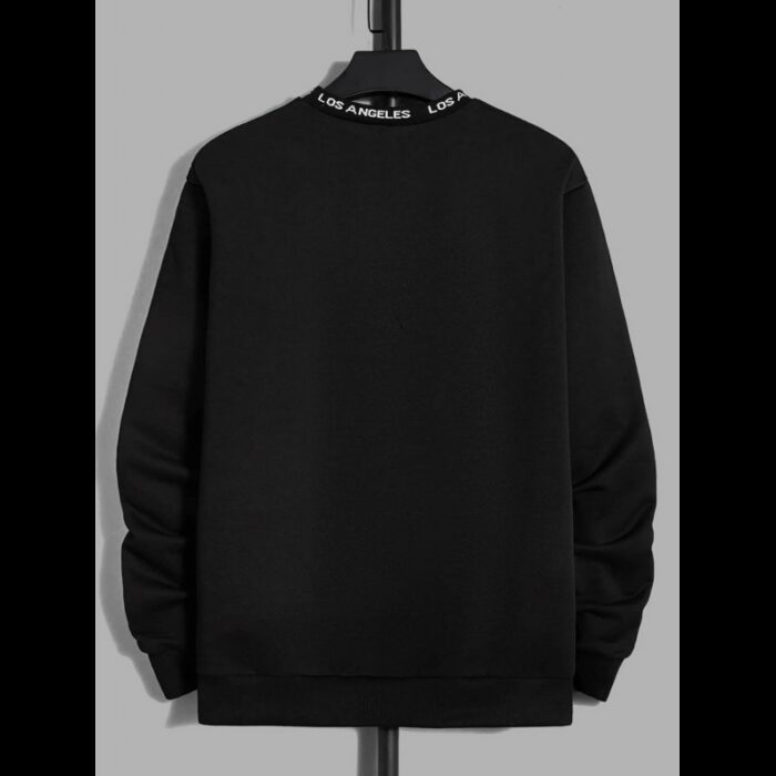 ⁦بلوزة كم قبة دائرية للنساء لون اسود⁩ - الصورة ⁦2⁩