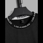 ⁦بلوزة كم قبة دائرية للنساء لون اسود⁩ - الصورة ⁦3⁩