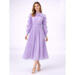 فستان نسائي لون بنفسجي