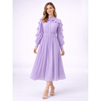 فستان نسائي لون بنفسجي