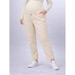 ⁦بنطلون حمل نسائي لون بيج فاتح⁩ - الصورة ⁦2⁩