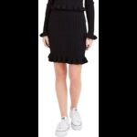 تنورة ضيقة سادة للنساء لون اسود