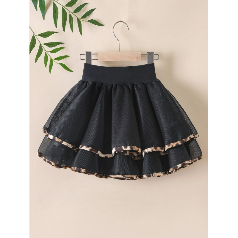 ⁦تنورة بناتي لون اسود⁩ - الصورة ⁦1⁩