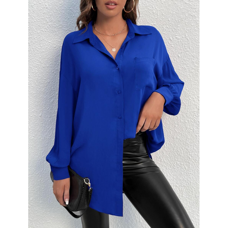 ⁦قميص ستاتي لون ازرق⁩ - الصورة ⁦1⁩