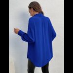 ⁦قميص ستاتي لون ازرق⁩ - الصورة ⁦2⁩