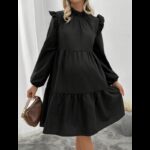 ⁦فستان حمل نسائي لون اسود⁩ - الصورة ⁦2⁩