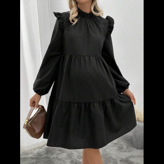 ⁦فستان حمل نسائي لون اسود⁩ - الصورة ⁦2⁩