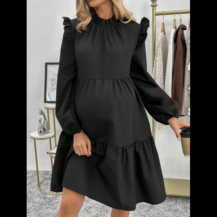 ⁦فستان حمل نسائي لون اسود⁩ - الصورة ⁦3⁩