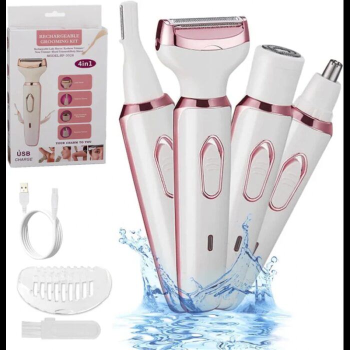 ⁦ماكينة ازالة الشعر 4 في 1 للنساء⁩ - الصورة ⁦7⁩