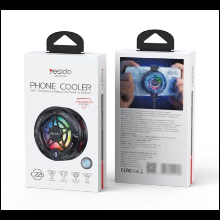 Yesido C226 Gaming Phone Cooler, Grey
