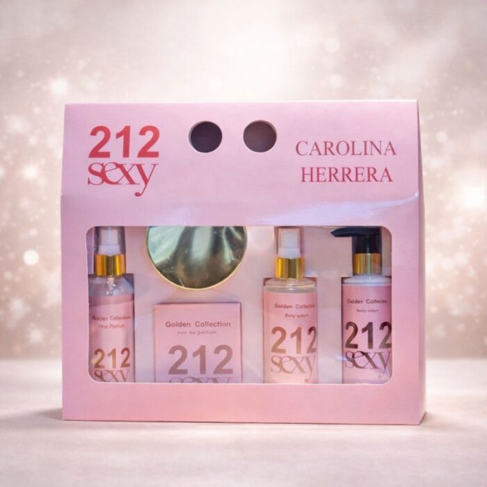 ⁦Golden Collections Perfumes For Women 212 Sexy Carolina Herrera Set⁩ - الصورة ⁦2⁩