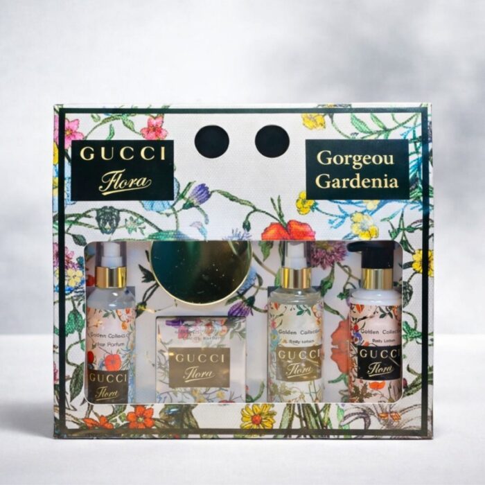 ⁦Golden Collections Perfumes For Women Gucci Flora Set⁩ - الصورة ⁦2⁩