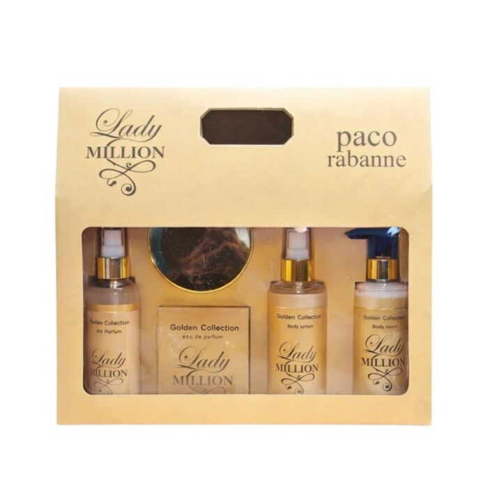 ⁦Golden Collections Perfumes For Women Lady Million Rabanne Set⁩ - الصورة ⁦2⁩