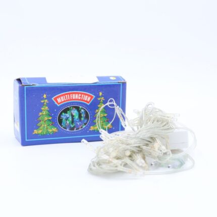 حبل انارة لون ابيض شلال قصير طول 3 متر