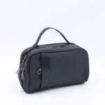 شنتة حقيبة شخصية جلد لون اسود