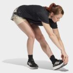 ⁦adidas Womens' adi365 Running Essentials T-shirt - Black⁩ - الصورة ⁦4⁩