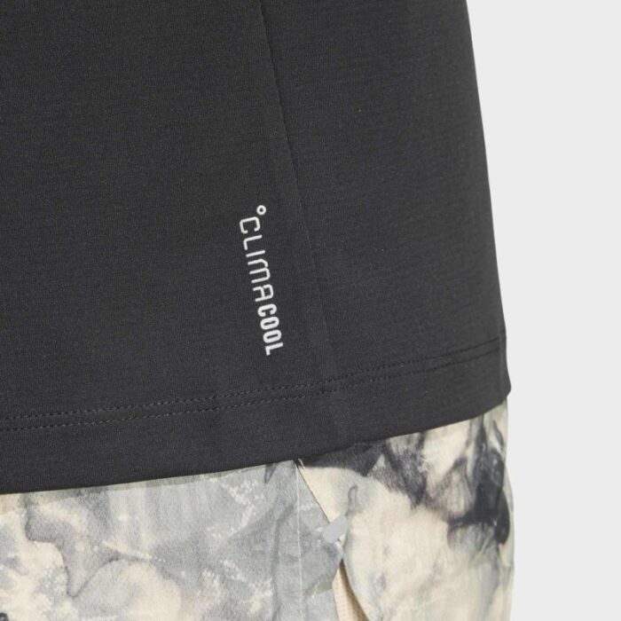 ⁦adidas Womens' adi365 Running Essentials T-shirt - Black⁩ - الصورة ⁦6⁩