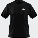 ⁦adidas Womens' adi365 Running Essentials T-shirt - Black⁩ - الصورة ⁦7⁩
