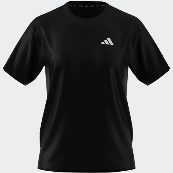 ⁦adidas Womens' adi365 Running Essentials T-shirt - Black⁩ - الصورة ⁦7⁩