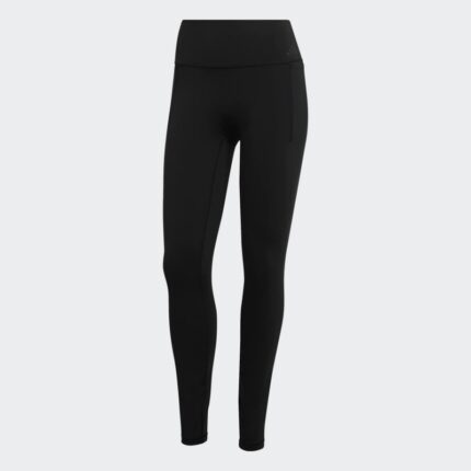 adidas Womens' Optime Workout Full Length Leggings-Black