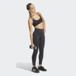 ⁦adidas Womens' Optime Workout Full Length Leggings-Black⁩ - الصورة ⁦4⁩