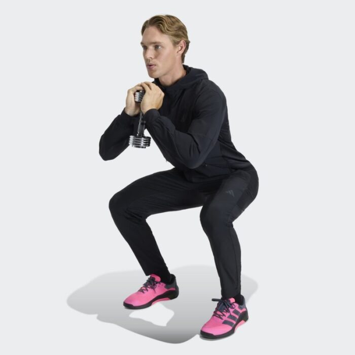 ⁦adidas Men's D4T Hybrid Pant-Black⁩ - الصورة ⁦4⁩