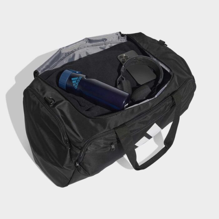 ⁦adidas Unisex' Training Defender Duffle Bag Medium- Black⁩ - الصورة ⁦4⁩