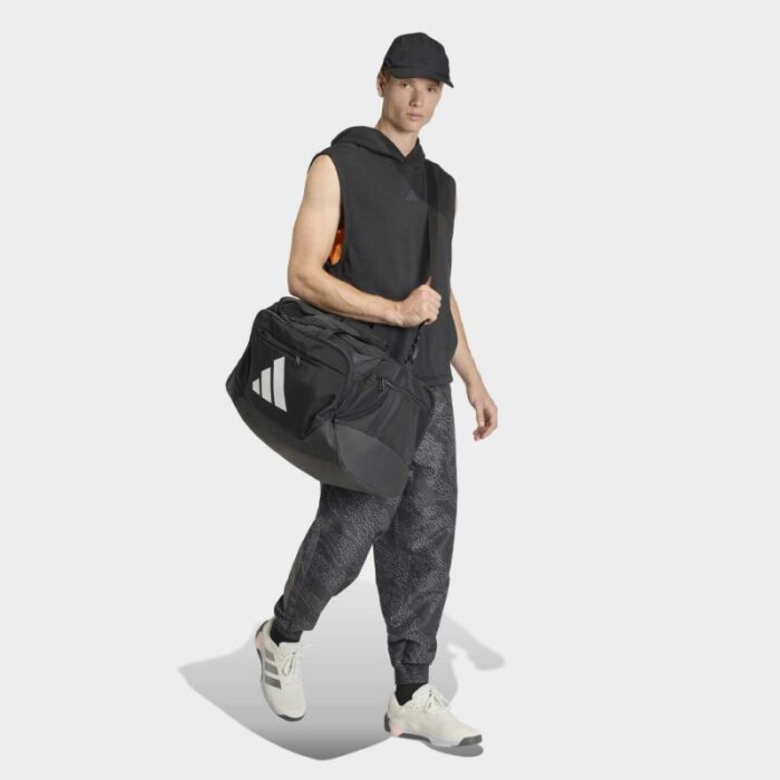 ⁦adidas Unisex' Training Defender Duffle Bag Medium- Black⁩ - الصورة ⁦7⁩