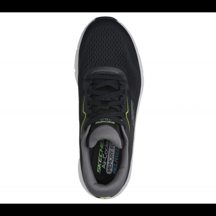 ⁦Skechers Men's D'lux Walker 2.0 Swave Shoes-Black⁩ - الصورة ⁦3⁩