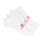 Skechers Womens' Microfibe (3 Pair) Socks (36-41)-White