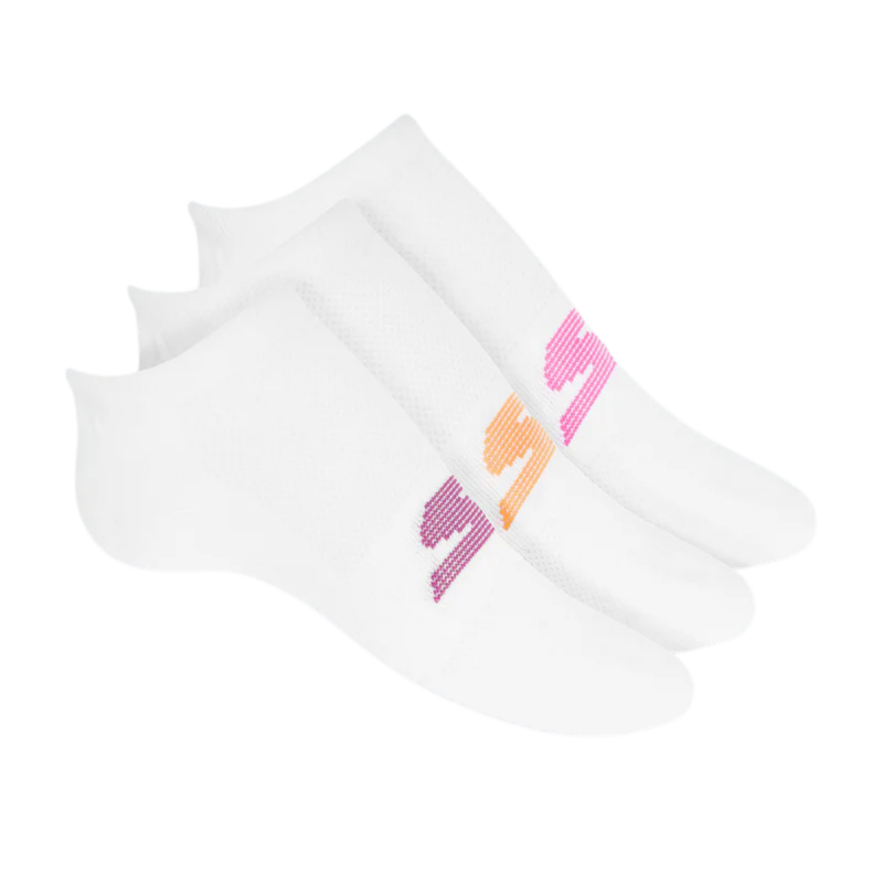 ⁦Skechers Womens' Microfibe (3 Pair) Socks (36-41)-White⁩ - الصورة ⁦1⁩