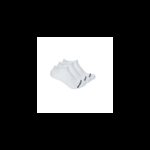 ⁦Skechers Unisex' Non Terry Low Cut (3 Pair) Socks (36-41)-White⁩ - الصورة ⁦2⁩