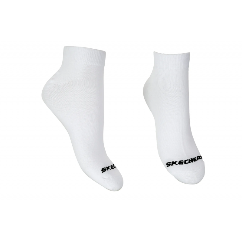 ⁦Skechers Mens' 1/4 Trio (3 Pair) Socks (41-46)-White⁩ - الصورة ⁦1⁩