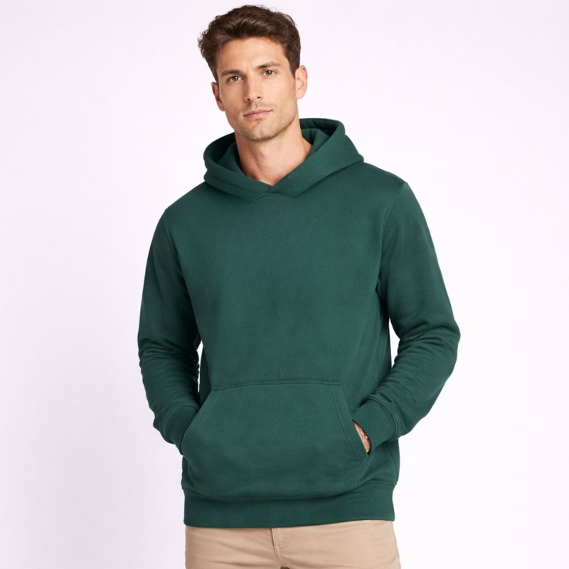 ⁦هودي قطني رجالي لون اخضر⁩ - الصورة ⁦1⁩