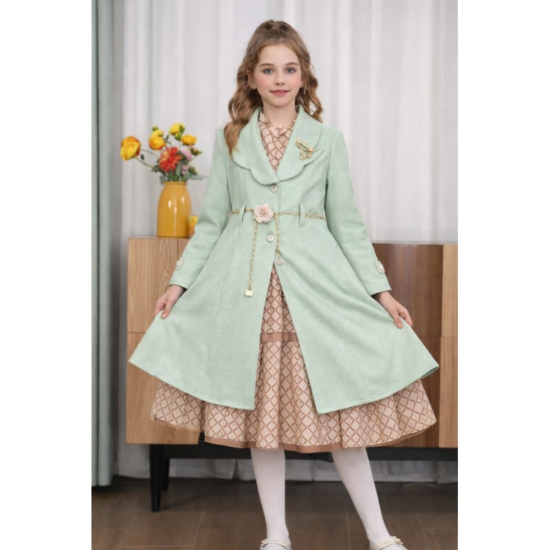 ⁦فستان قطعتين لون اخضر⁩ - الصورة ⁦1⁩