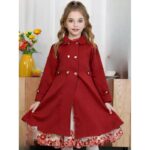 ⁦فستان قطعتين بناتي بالون الاحمر⁩ - الصورة ⁦2⁩