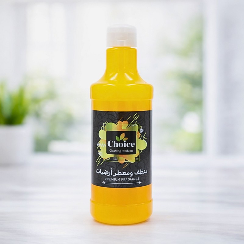⁦معطر ومنظف ارض اصفر من تشويس Choice سعة 1 لتر⁩ - الصورة ⁦1⁩