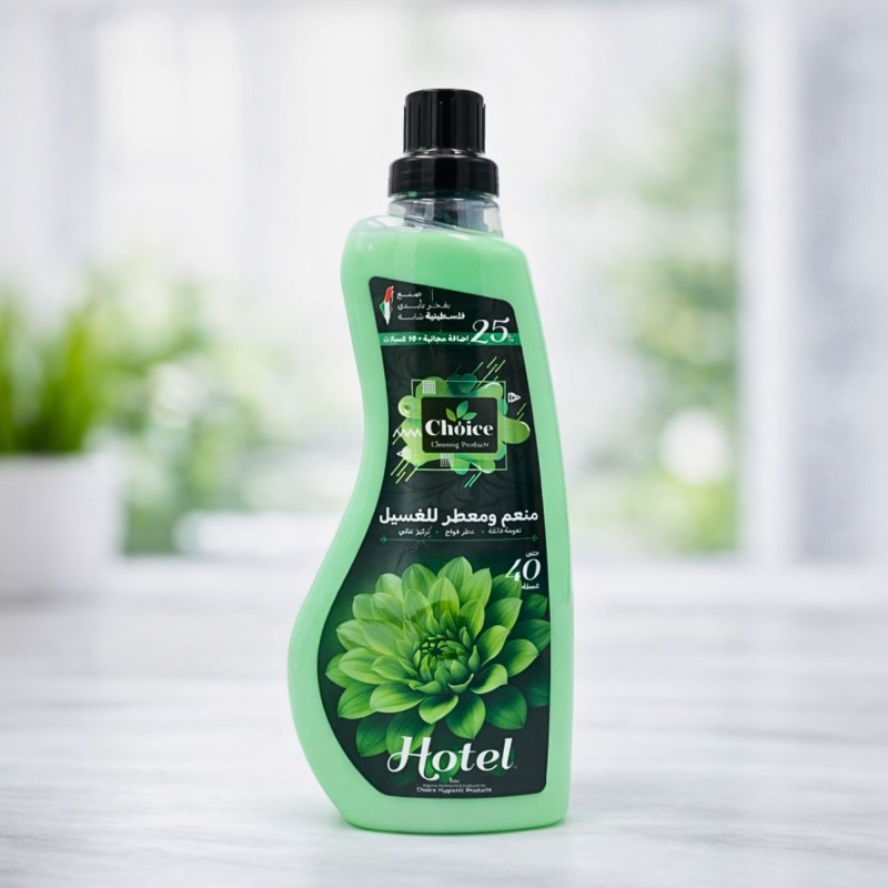 ⁦معطر غسيل تشويس اخضر hotel من تشويس Choice سعة 1 لتر⁩ - الصورة ⁦1⁩
