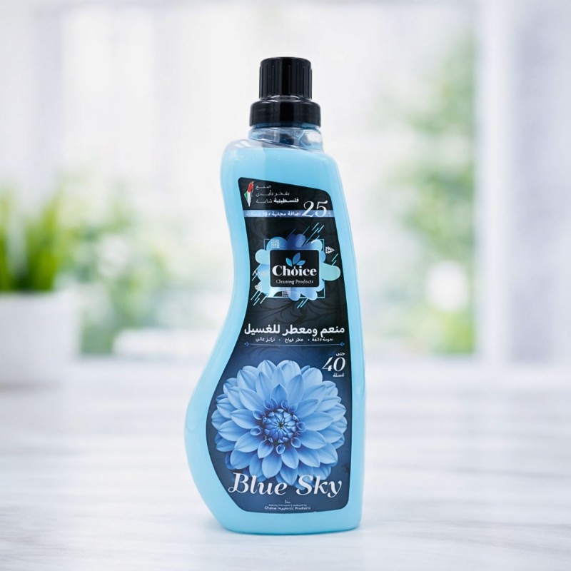 ⁦معطر غسيل تشويس ازرق bluesky من تشويس Choice سعة 1 لتر⁩ - الصورة ⁦1⁩
