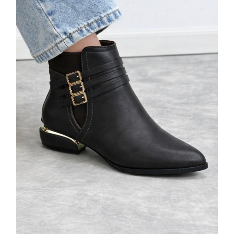 ⁦جزمة ستاتي اسود⁩ - الصورة ⁦1⁩