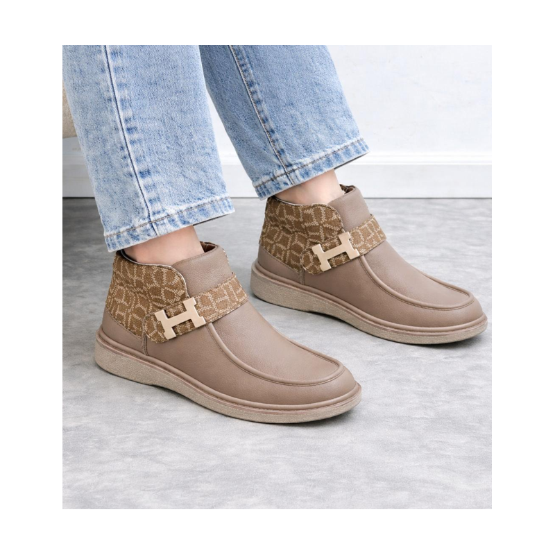 ⁦جزمة ستاتي بني⁩ - الصورة ⁦1⁩