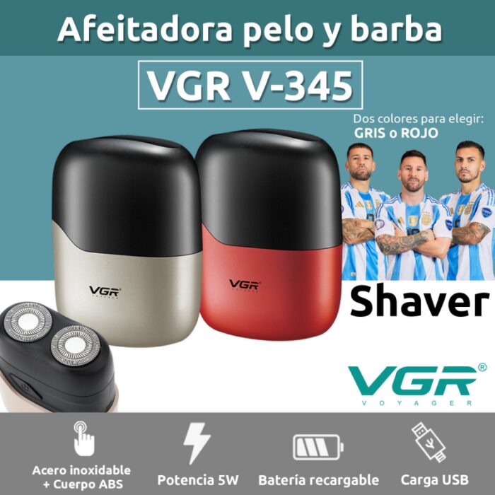 ⁦VGR V-345 Professional Electric Shaver For Men⁩ - الصورة ⁦2⁩