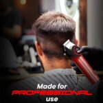 ⁦VGR V-001 Professional Hair Clipper For Men, Red⁩ - الصورة ⁦5⁩